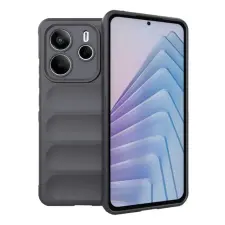 OEM Redmi Note 14 5G GIGAPACK Szilikon telefonvédő ütésállóság, 3D, SÖTÉTSZÜRKE tok és táska