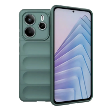OEM Redmi Note 14 5G GIGAPACK Szilikon telefonvédő ütésállóság, 3D, SÖTÉTZÖLD tok és táska