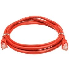 OEM RJ45 CAT5e UTP M/M adatkábel 2m piros (XUTPSZ2PIROS) (XUTPSZ2PIROS) kábel és adapter