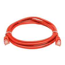 OEM rj45 cat5e utp - rj45 cat5e utp m/m adatkábel 1m piros xutpsz1piros kábel és adapter
