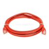 OEM RJ45 CAT6 UTP -> RJ45 CAT6 UTP M/M adatkábel 1m piros LSOH (XUTPSZC6KAB1P)