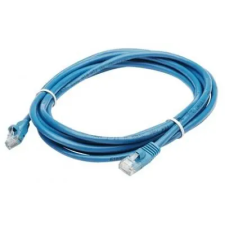 OEM RJ45 CAT6 UTP M/M adatkábel 5m LSOH kék kábel és adapter