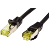 OEM S/FTP patch Cat 7, RJ45 csatlakozó, LSOH, 0.25m, fekete (21.92.2115)