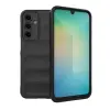 OEM Samsung A16 4G GIGAPACK Szilikon telefonvédő ütésállóság, 3D, FEKETE