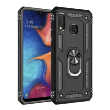 OEM Samsung A20e GIGAPACK Defender szilikon telefonvédő ütésállóság, mágneses, FEKETE tok és táska