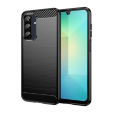 OEM Samsung A26 5G GIGAPACK Szilikon telefonvédő ütésállóság, karbon minta, FEKETE tok és táska