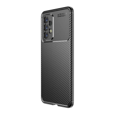 OEM Samsung A33 5G GIGAPACK szilikon telefonvédő ütésállóság, karbon minta, FEKETE tok és táska