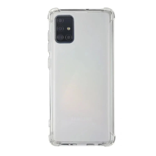 OEM Samsung A51 GIGAPACK szilikon telefonvédő ütésállóság, légpárnás sarok, ÁTLÁTSZÓ tok és táska