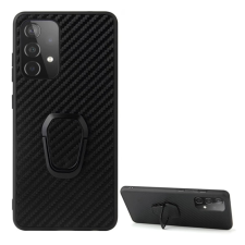 OEM Samsung A52s 5G GIGAPACK Szilikon telefonvédő ütésállóság, karbon minta, FEKETE tok és táska