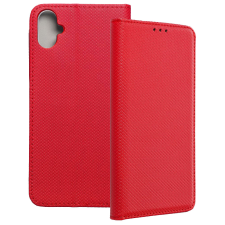 OEM Samsung Galaxy A05 könyvtok, fliptok, telefon tok, mágneszáras, bankkártyatartós, piros tok és táska