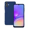 OEM Samsung Galaxy A06 szilikon tok, hátlaptok, telefon tok, velúr belsővel, matt,sötétkék, Silicon