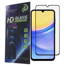 OEM Samsung Galaxy A06 üvegfólia, tempered glass, előlapi, 9D, edzett, hajlított, fekete kerettel mobiltelefon kellék