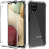 OEM Samsung Galaxy A12 / A12 Nacho / M12 szilikon tok, hátlaptok, telefon tok, erősített sarkokkal, átlátszó, Anti Shock, 1,5mm