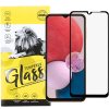 OEM Samsung Galaxy A14 4G/5G üvegfólia, tempered glass, előlapi, 9D, edzett, hajlított, fekete kerettel