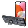OEM Samsung Galaxy A14 5G hátlap tok, telefon tok, kitámasztható, mágneses, ütésálló, fekete, Slide armor
