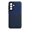 OEM Samsung Galaxy A17 / A26 erősített szilikon tok Noble kék