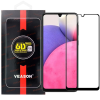 OEM Samsung Galaxy A33 5G üvegfólia, tempered glass, előlapi, 6D, edzett, hajlított, fekete kerettel, Veason