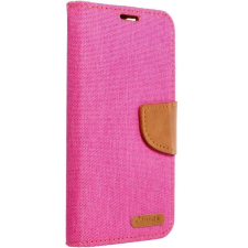 OEM Samsung Galaxy A34 5G oldalra nyíló könyv tok Canvas Rózsaszín tok és táska