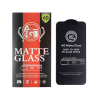 OEM Samsung Galaxy A35 5G / A55 5G üvegfólia, tempered glass, előlapi, 6D edzett, hajlított, fekete kerettel, matt