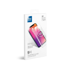 OEM Samsung Galaxy A53 5G üvegfólia, tempered glass, előlapi, 5D, edzett, hajlított, fekete kerettel, BlueStar mobiltelefon kellék