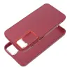 OEM Samsung Galaxy A57 5G szilikon tok erősített kerettel Frame magenta