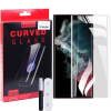 OEM Samsung Galaxy S22 Ultra 5G üvegfólia, tempered glass, előlapi, UV, edzett, hajlított
