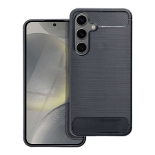 OEM Samsung Galaxy S24 szilikon tok, fekete, SM-S921, Carbon fiber tok és táska