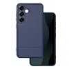 OEM Samsung Galaxy S26 Plus 5G szilikon tok – kameravédős, karbon mintás kék hátlaptok, Simple Carbon case