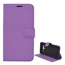 OEM Samsung J5 (2016) GIGAPACK Tok álló, bőr hatású FLIP, prémium, LILA tok és táska