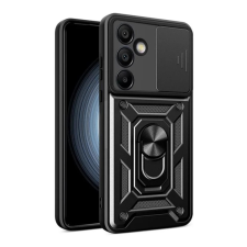 OEM Samsung S24 FE GIGAPACK Defender szilikon telefonvédő ütésállóság, kameravédő, FEKETE tok és táska