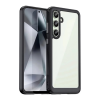 OEM Samsung S24 FE GIGAPACK Szilikon telefonvédő ütésállóság, átlátszó hátlap, FEKETE