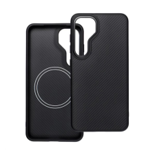 OEM Samsung S25 Plus GIGAPACK Szilikon telefonvédő ütésállóság, karbon minta, FEKETE tok és táska