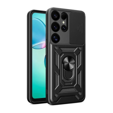 OEM Samsung S25 Ultra GIGAPACK Defender szilikon telefonvédő ütésállóság, kameravédő, FEKETE tok és táska