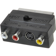 OEM scart - 3x cinch + S-video, IN/OUT audió/videó kellék, kábel és adapter