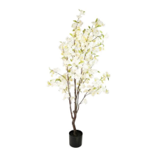 OEM Selyemvirág cseresznyefa cserepes fehér 170 cm dekoráció