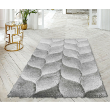 OEM Shaggy szőnyeg California 3D 481 (Grey White) 200x280cm Szürke lakástextília