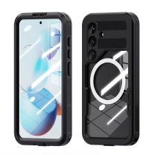 OEM SHELLBOX MagSafe vízálló tok Samsung Galaxy S25+ fekete tok és táska