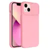 OEM SLIDE tok IPHONE 14 világos rózsaszín