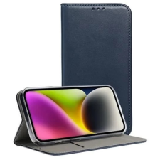 OEM Smart Magnetic Oldalra nyíló műbőr tok Samsung Galaxy S25 Ultra sötétkék tok és táska