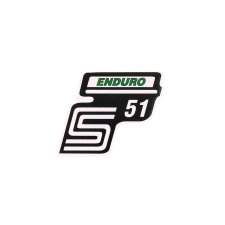 OEM Standard Feliratozás S51 Enduro fólia / matrica zöld Simson S51-hez egyéb motorkerékpár alkatrész