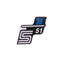 OEM Standard Írás S51 B fólia / matrica kék Simson S51 számára egyéb motorkerékpár alkatrész