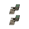 OEM Standard S51 B fólia / matrica fekete-világoszöld 2 db Simson S51-hez 2 darab