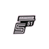 OEM Standard S51 elektronikai fólia / matrica fehér a Simson S51-hez