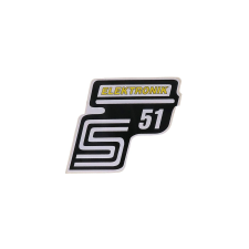 OEM Standard S51 elektronikai fólia / matrica sárga a Simson S51-hez egyéb motorkerékpár alkatrész