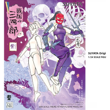 OEM Suyata 1/24 Sanshirou From The Sengoku Purple női ninja figura modell makett