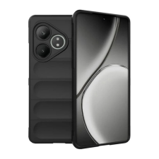 OEM Szilikon telefonvédő (ütésállóság. kameravédő. 3D) FEKETE tok és táska