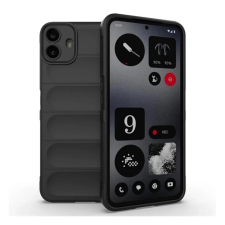 OEM Szilikon telefonvédő (ütésállóság. kameravédő. 3D) FEKETE tok és táska