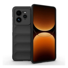 OEM Szilikon telefonvédő (ütésállóság. kameravédő. 3D) FEKETE tok és táska