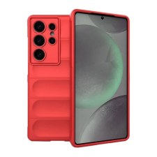 OEM Szilikon telefonvédő (ütésállóság. kameravédő. 3D) PIROS tok és táska
