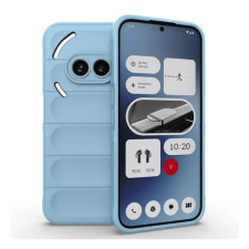 OEM Szilikon telefonvédő (ütésállóság. kameravédő. 3D) VILÁGOSKÉK tok és táska